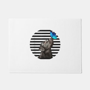 Funny Black Labrador Retriever Lab Hundebesitzer H Fußmatte