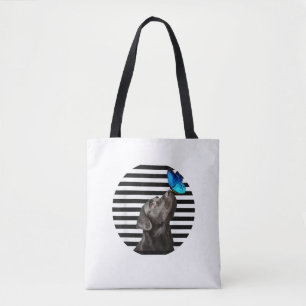 Funny Black Labrador Retriever Lab Hundebesitzer H Tasche