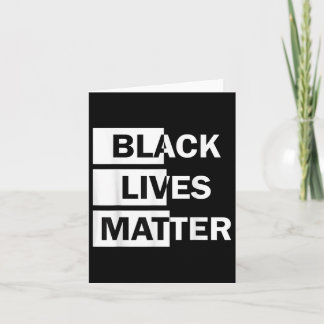 Funny Black Lives Protest Schwarzes Bewusstsein Karte