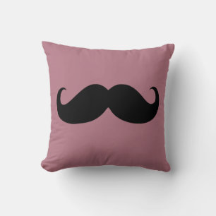 Funny Black Mustache Kissen