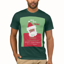Funny Black Santa No Hugs Ugly Xmas Sweater