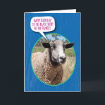 Funny Black Sheep of the Family Birthday Karte<br><div class="desc">Ein weißes Schafschaf-Sprichwort, "Herzlichen Glückwunsch zum Geburtstag zum schwarzen Schaf der Familie." Eine perfekte Karte für jedes "schwarze Schaf" jeder Familie. In diesem Fall ist es ein Kompliment. Wer will, wie die Erholung der Herde zu sein? Ich bin ein schwarzes Schaf und stolz darauf. Und es gibt eine ganze Liste...</div>
