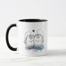 Funny Blue Best Tea Pun Spaß Freundschaft