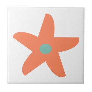 Funny Blume Fliese