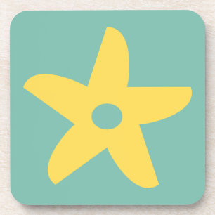 Funny Blume Getränkeuntersetzer