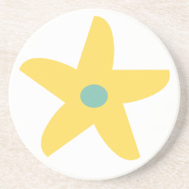 Funny Blume Getränkeuntersetzer