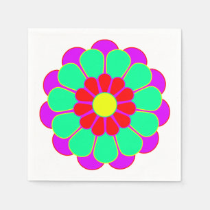 Funny Blume Power Bloom I + Ihre Idee Serviette