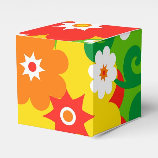 Funny Blume Power Wallpaper Geschenkschachtel (Vorderseite)