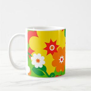 Funny Blume Power Wallpaper Kaffeetasse