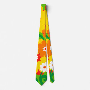 Funny Blume Power Wallpaper Krawatte
