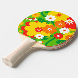 Funny Blume Power Wallpaper Tischtennis Schläger