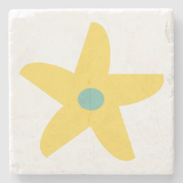 Funny Blume Steinuntersetzer