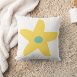 Funny Blume Throw Kissen