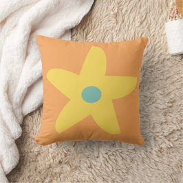 Funny Blume Throw Kissen