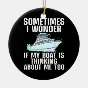 Funny Boat Art for Men Bootsport Bootsport Bo Keramik Ornament