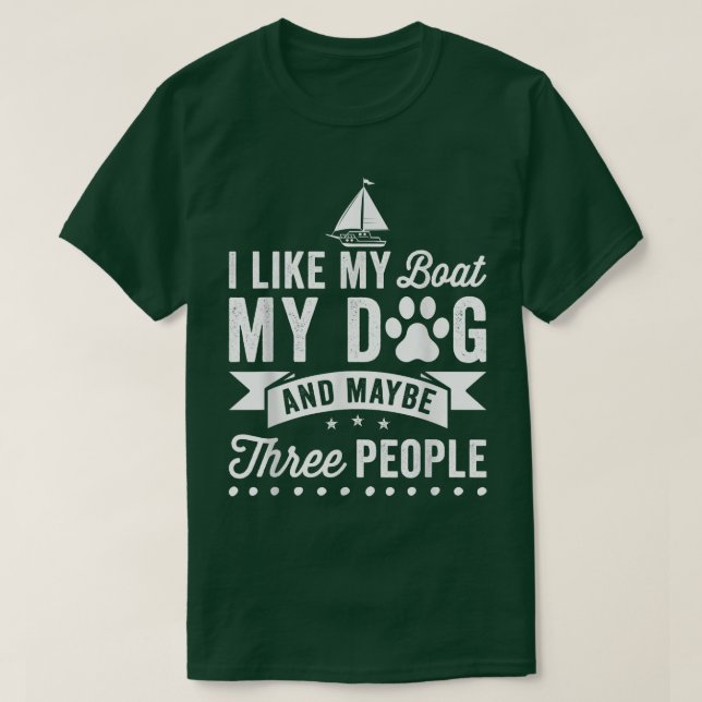 Funny Boat for Men Women Boaters, Bootsbesitzer & T-Shirt (Design vorne)