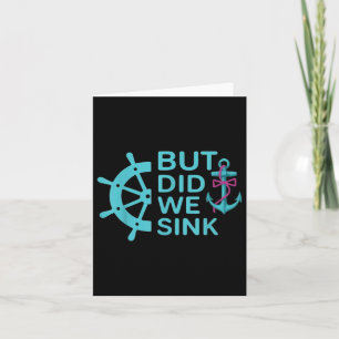 Funny Boat Trip Zitat, aber haben wir Cruise Wear Karte