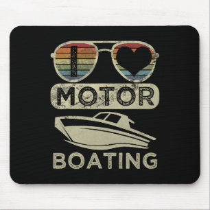 Funny Boater Zitat I Liebe Motorboot Motorbootfahr Mousepad