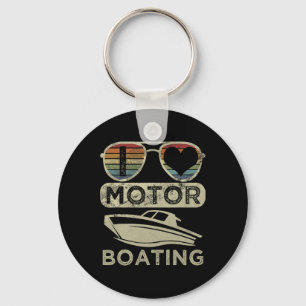 Funny Boater Zitat I Liebe Motorboot Motorbootfahr Schlüsselanhänger