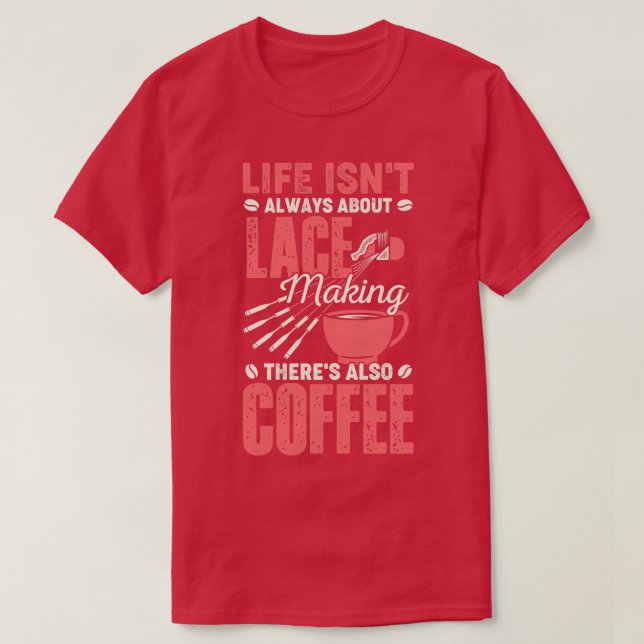 Funny Bobbin Lace Maker Geschenk machen T-Shirt (Design vorne)