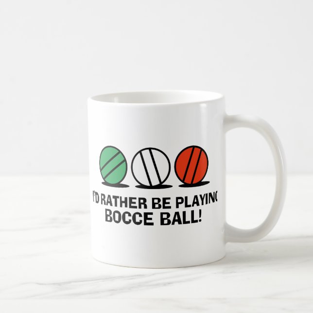 Funny Bocce Ball Kaffeetasse (Rechts)