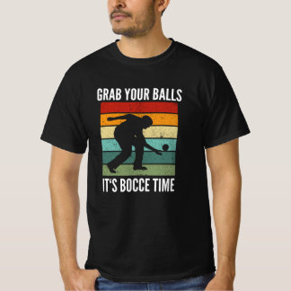 Funny Bocce Balls Player Boules Team T-Shirt