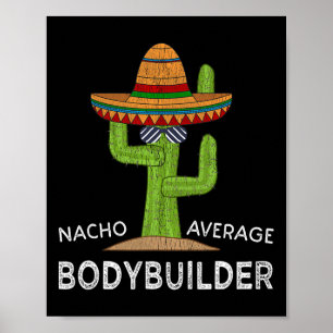 Funny Bodybuilder Bodybuilding Poster