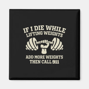 Funny Bodybuilding Fitness Workout - Wenn ich Whil Magnet