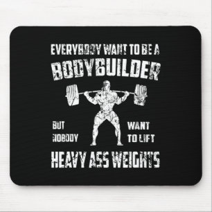 Funny Bodybuilding Shirts. Perfekte Trainingsstell Mousepad