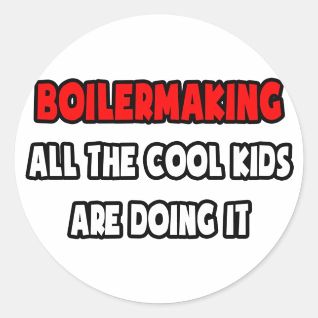 Funny Boilermaker Shirts und Geschenke Runder Aufkleber (Vorderseite)