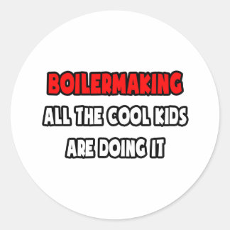 Funny Boilermaker Shirts und Geschenke Runder Aufkleber