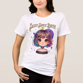 Funny & Bold Attitude T-Shirt für Frauen und Mädch Tri-Blend Shirt