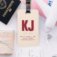 Funny Bold Personalisiert Monogram