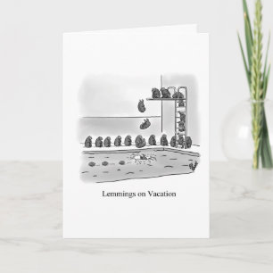 Funny Bon Voyage Humour Carte de voeux