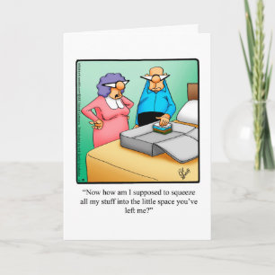 Funny Bon Voyage Humour Carte de voeux