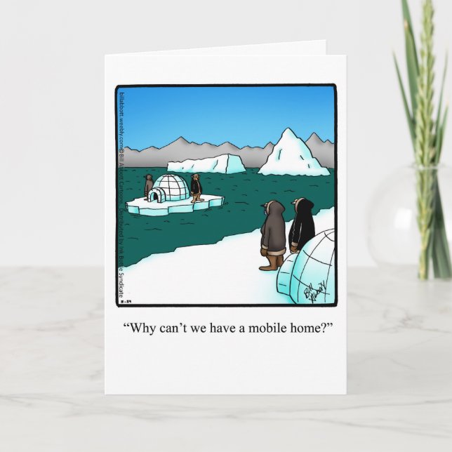 Funny Bon Voyage Spaß Grußkarte Karte (Vorderseite)