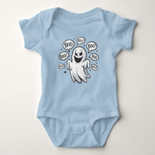 Funny Boo Ghost Baby Strampler