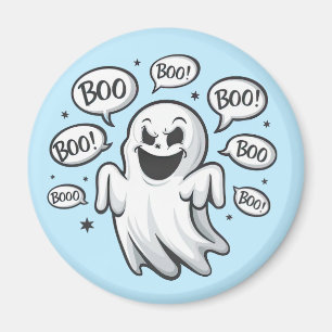 Funny Boo Ghost Magnet
