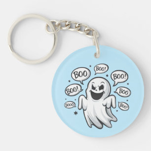 Funny Boo Ghost Schlüsselanhänger