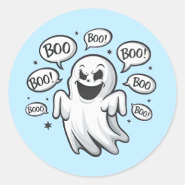 Funny Boo Ghost Sticker Set