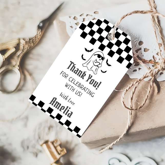 Funny Boo Halloween Geburtstagsfeier Geschenktag Geschenkanhänger (Von Creator hochgeladen)