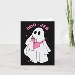 Funny Boo-jee Ghost Halloween Boo Jee Ghost Spooky Karte