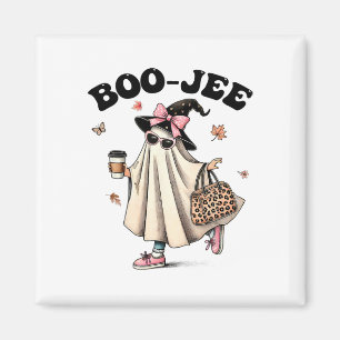 Funny Boo Jee Ghost Halloween Boo Jee Ghost Spooky Magnet