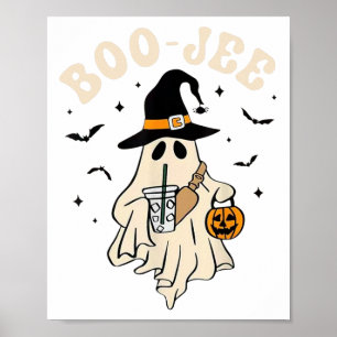 Funny Boo-jee Ghost Halloween Boo Jee Ghost Spooky Poster