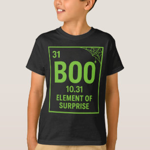 Funny BOO Periodisches TischHalloween Pun Shirt