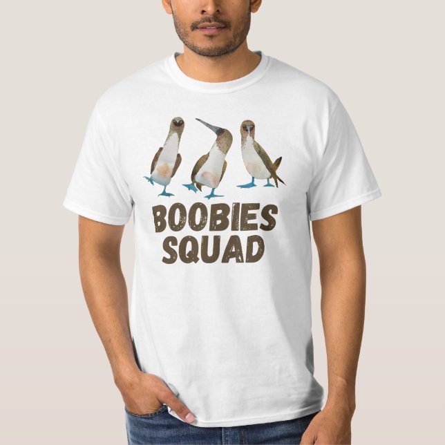 Funny Booby Bird T-Shirt (Vorderseite)