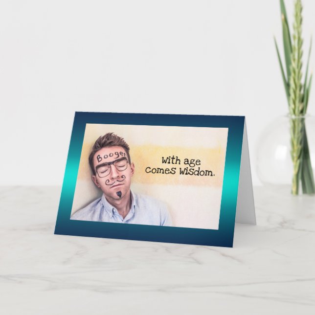 Funny Boogers Karte (Vorderseite)