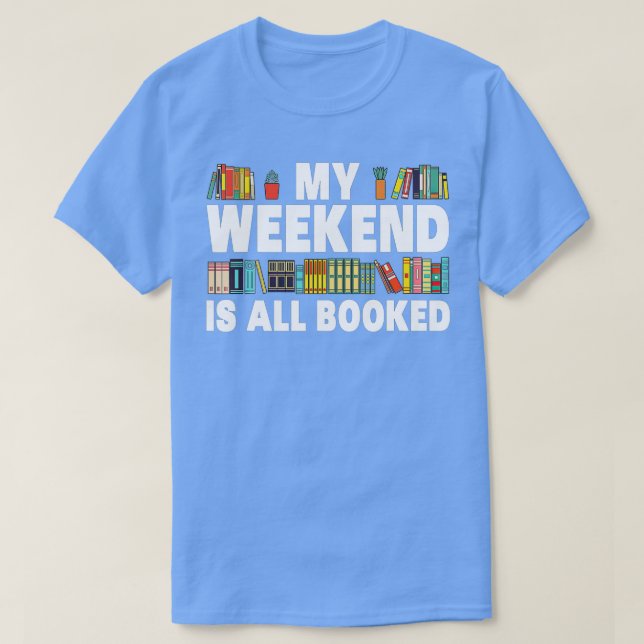 Funny Book Design Women Book Lover Library T-Shirt (Design vorne)