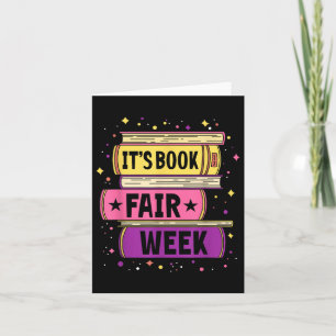 Funny Book Fair Bookworm Bibliothek The Book Fair Karte