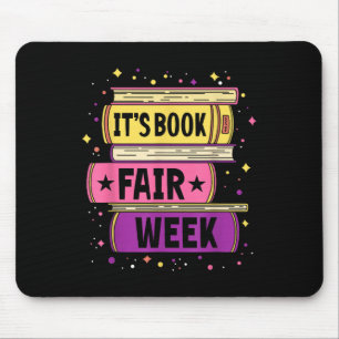 Funny Book Fair Bookworm Bibliothek The Book Fair Mousepad